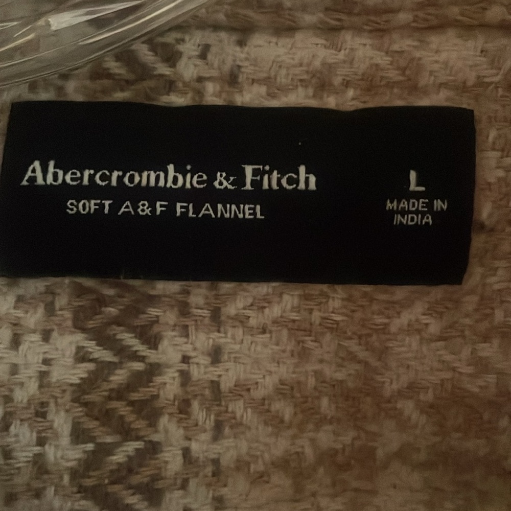 Abercrombie and Fitch Plaid Soft A & F‎ Flannel Size Large - Picture 11 of 12